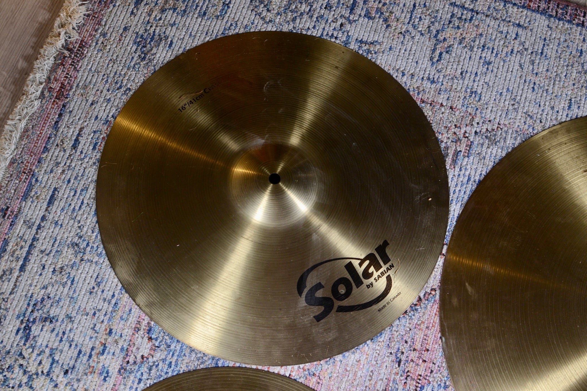 Sabian solar shop cymbal set