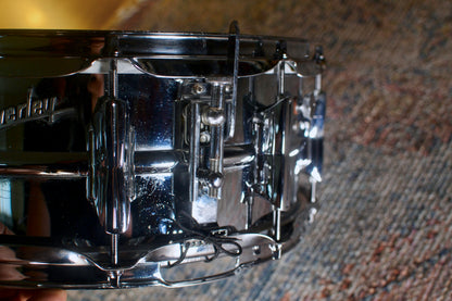 Beverley 'Cosmic 21' 14 x 5.5" Chrome Over Aluminium Snare Drum - 1960s