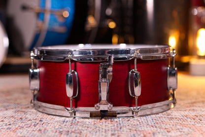 Mapex 14x5.5" V Series Snare Drum in Wax Cherry Red - 2005