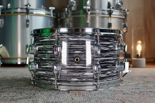 HD Custom 14x8" Snare Drum in Black Oyster Pearl Finish