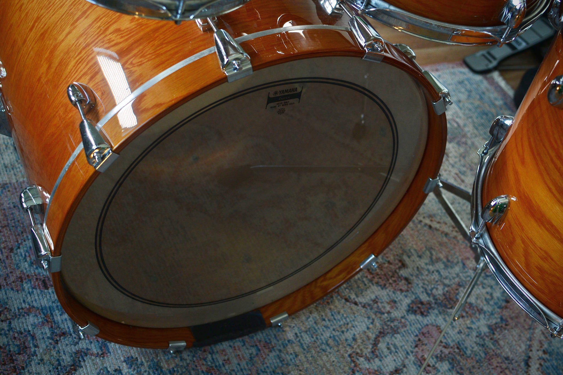 Yamaha Oak Custom Drum Kit in Yoak Natural Lacquer - 8/10/12/14/16/22" - May 2004