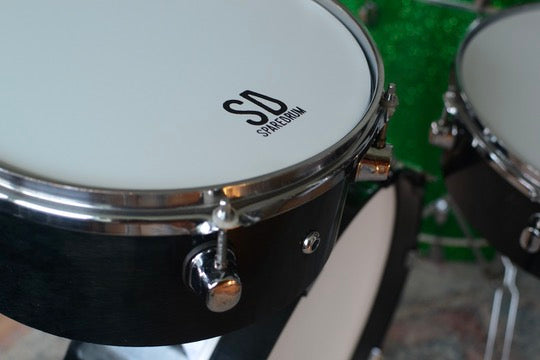 HD Custom 'Chop Kit' 3-piece Compact Drum Kit in Black Lacquer