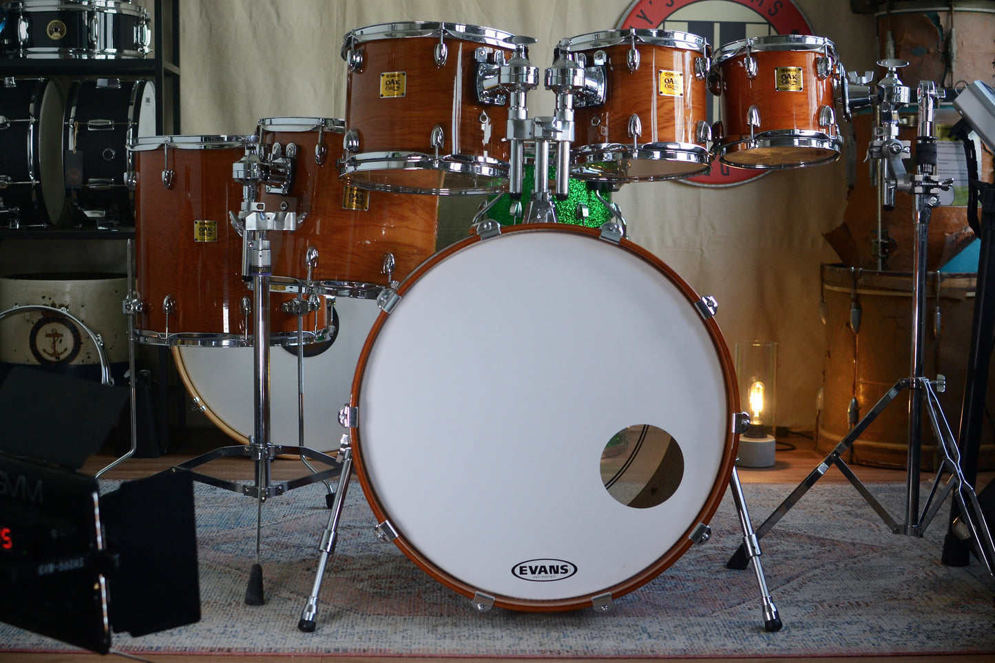 Yamaha Oak Custom Drum Kit in Yoak Natural Lacquer - 8/10/12/14/16/22" - May 2004