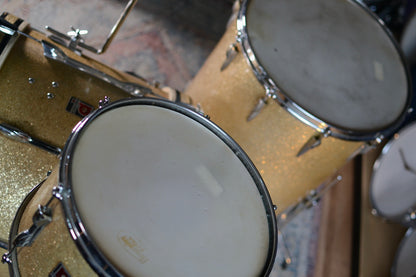 Premier '55' Vintage Drum Kit in Gold Sparkle 12/16/20" - 1960/1970s