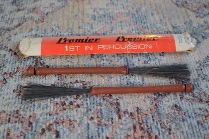 Premier Vintage Brushes in Original Packaging - Retractable - Steel Wire - Red Grips