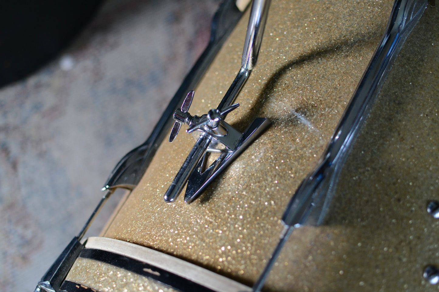 Premier '55' Vintage Drum Kit in Gold Sparkle 12/16/20" - 1960/1970s