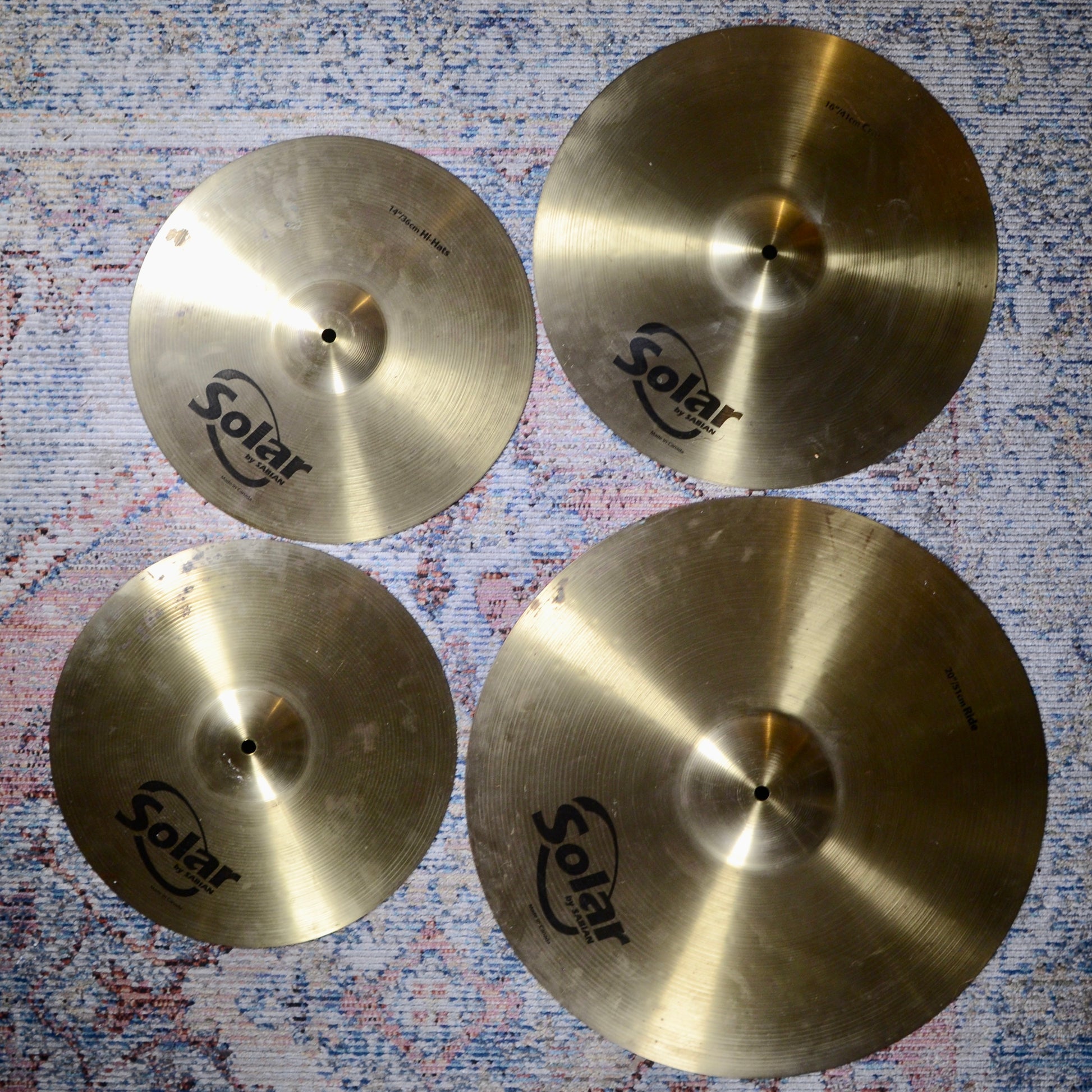 Sabian Solar Cymbal Set - 14/16/20"