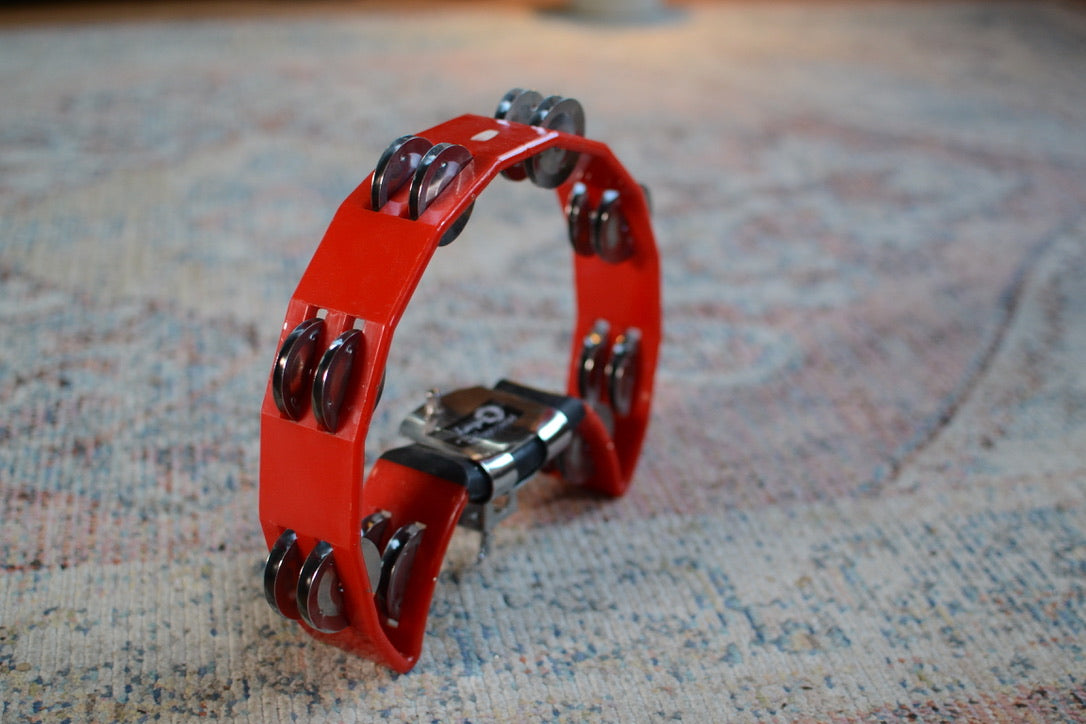 Percussion Plus Century Mountable Tambourine - Red