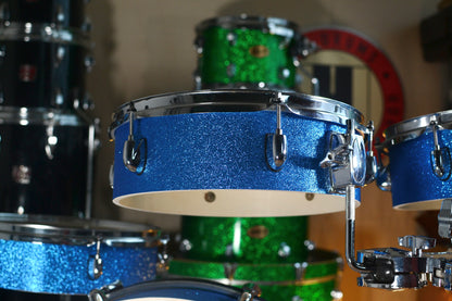 HD Custom 'Chop Kit' 4-piece Compact Drum Kit in Blue Sparkle