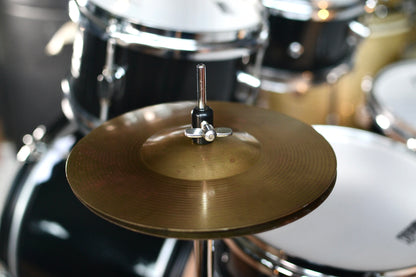 Childrens Drum Kit by Percussion Plus in Piano Black