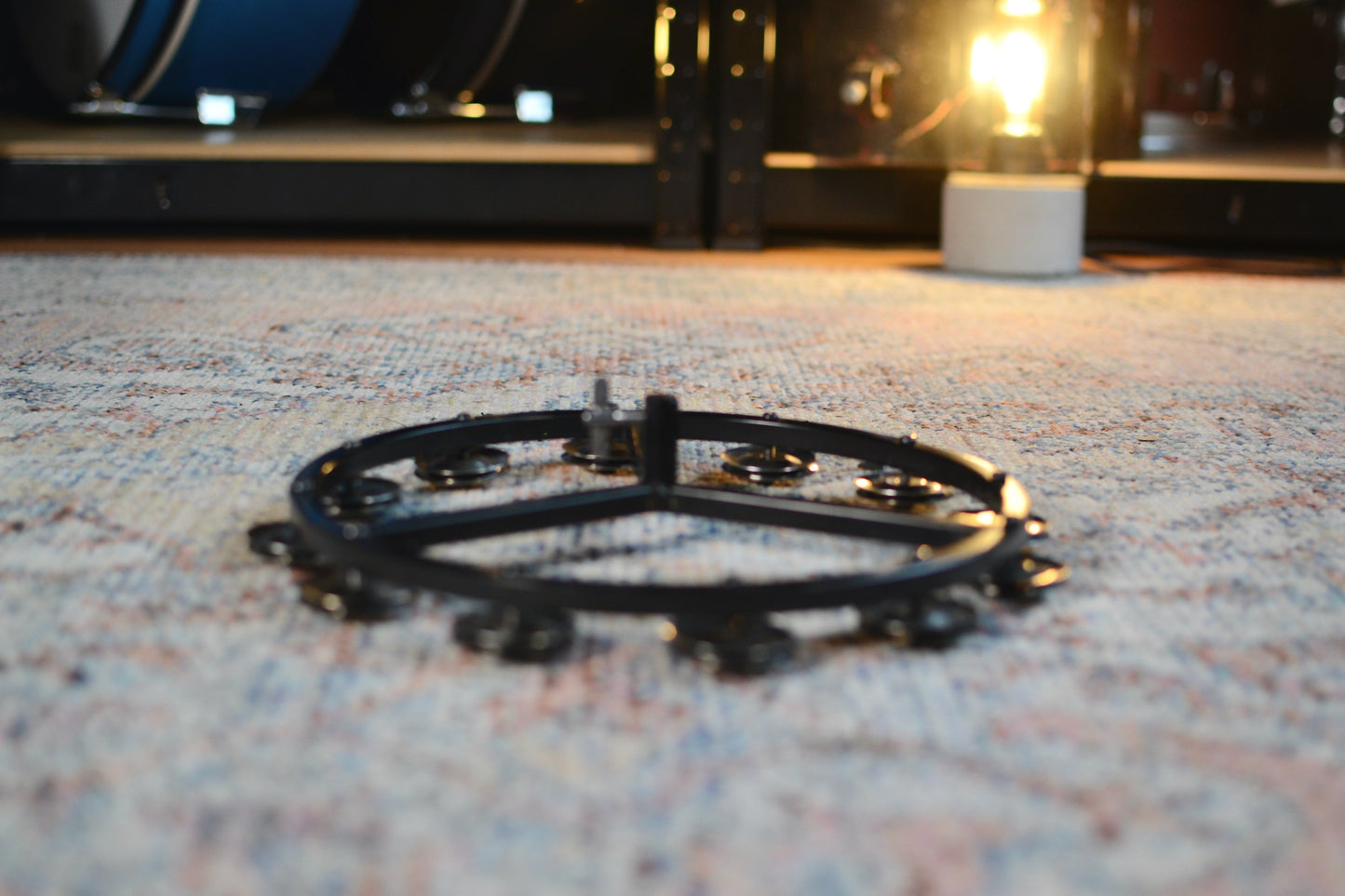 Hi-hat Tambourine - Black