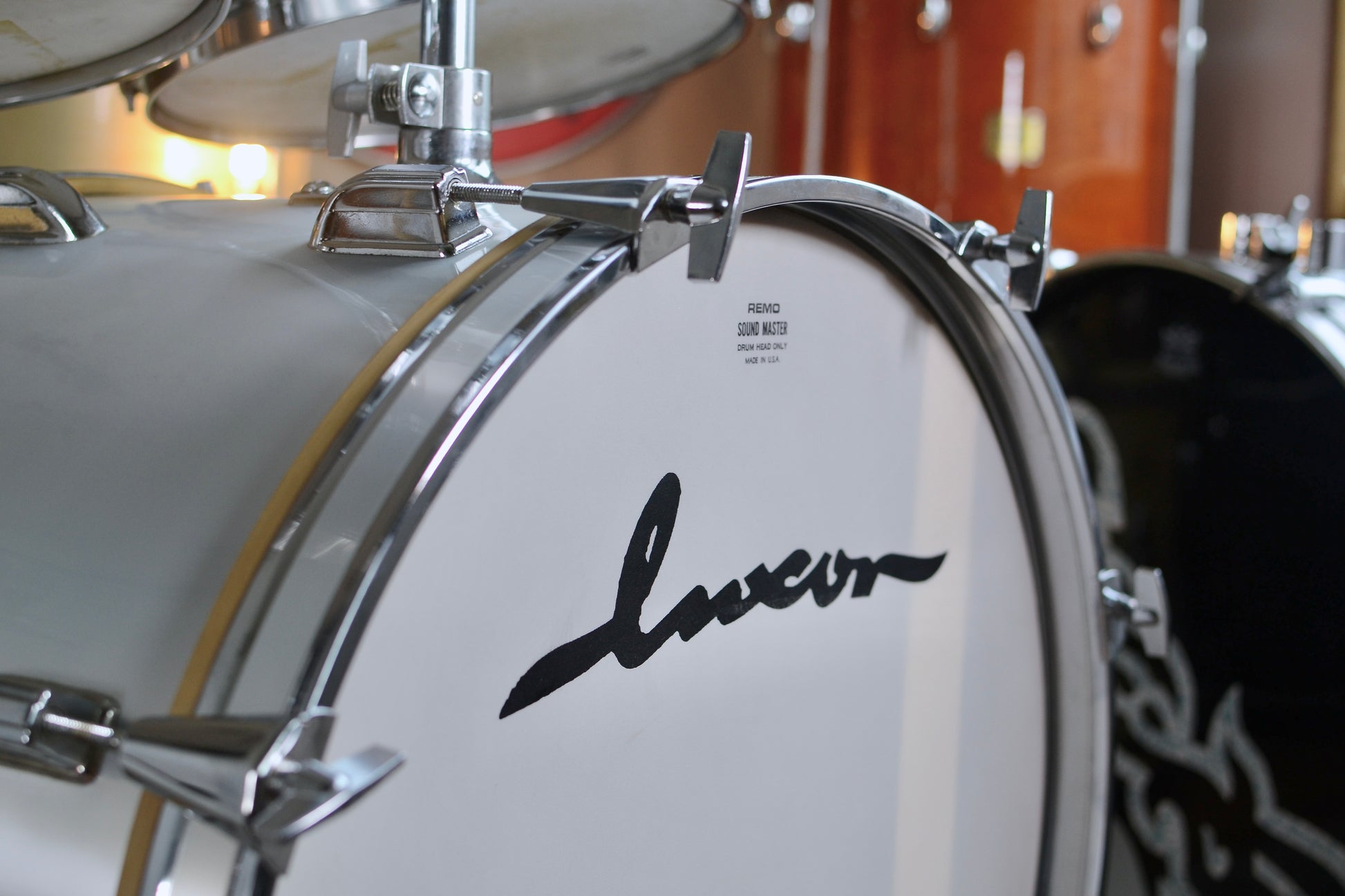 Luxor Professional MIJ 5 Piece Drum Kit in Silver Metallic - 1960s