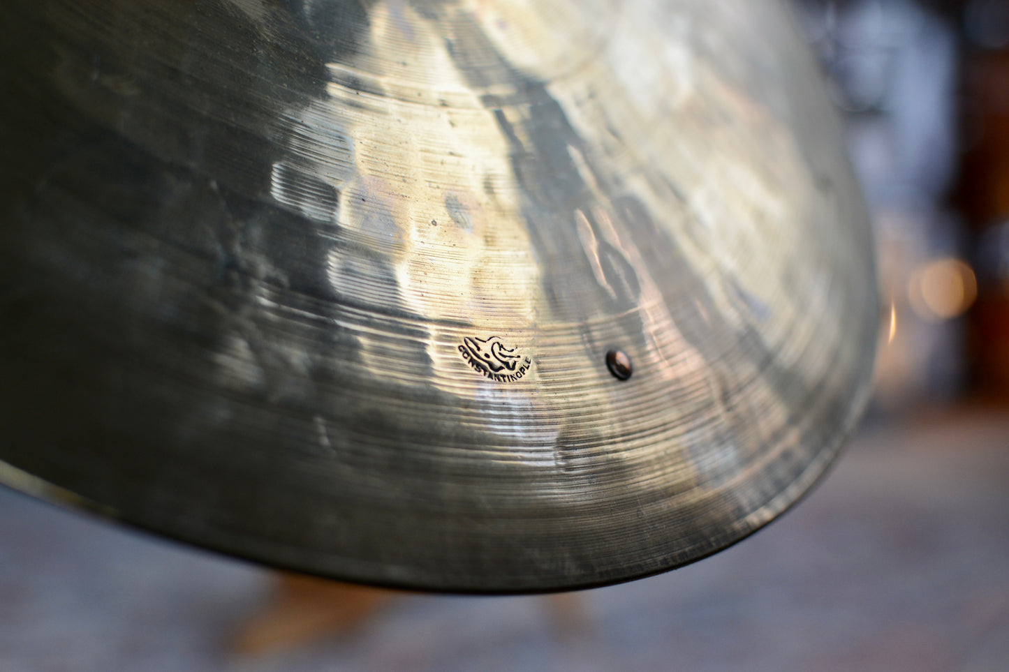 Constantinople 14" Vintage Cymbal with Rivets - Italian Made - 1193g