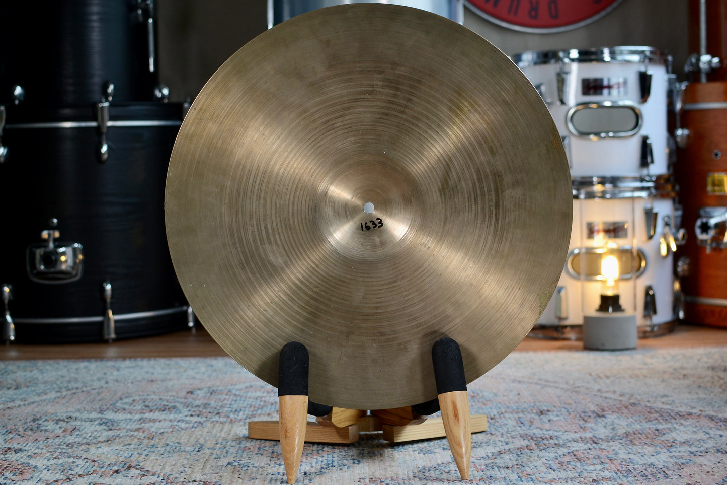 'Rhythm' Stamped Vintage 20" Ride Cymbal - 1633g