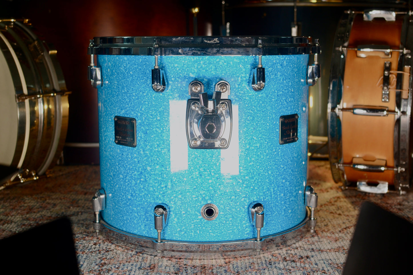 Yamaha Beech Custom Absolute Nouveau 14x12" Rack Tom in Blue Marble - WTT1514