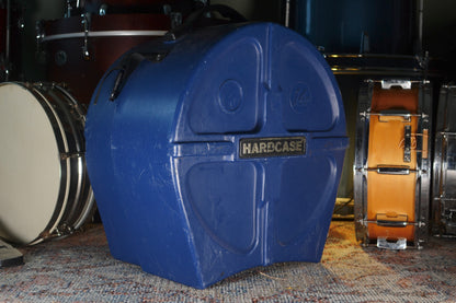 HARDCASE 14" Rack Tom Drum Case With Pads - Dark Blue