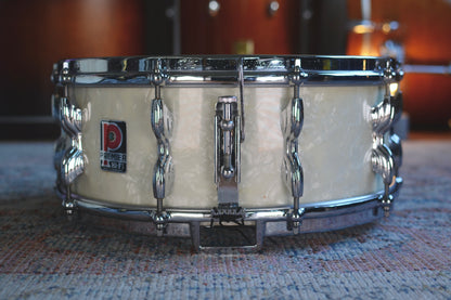 Premier Hi-Fi 14x5.5" Vintage Birch Snare Drum in White Marine Pearl - 1960