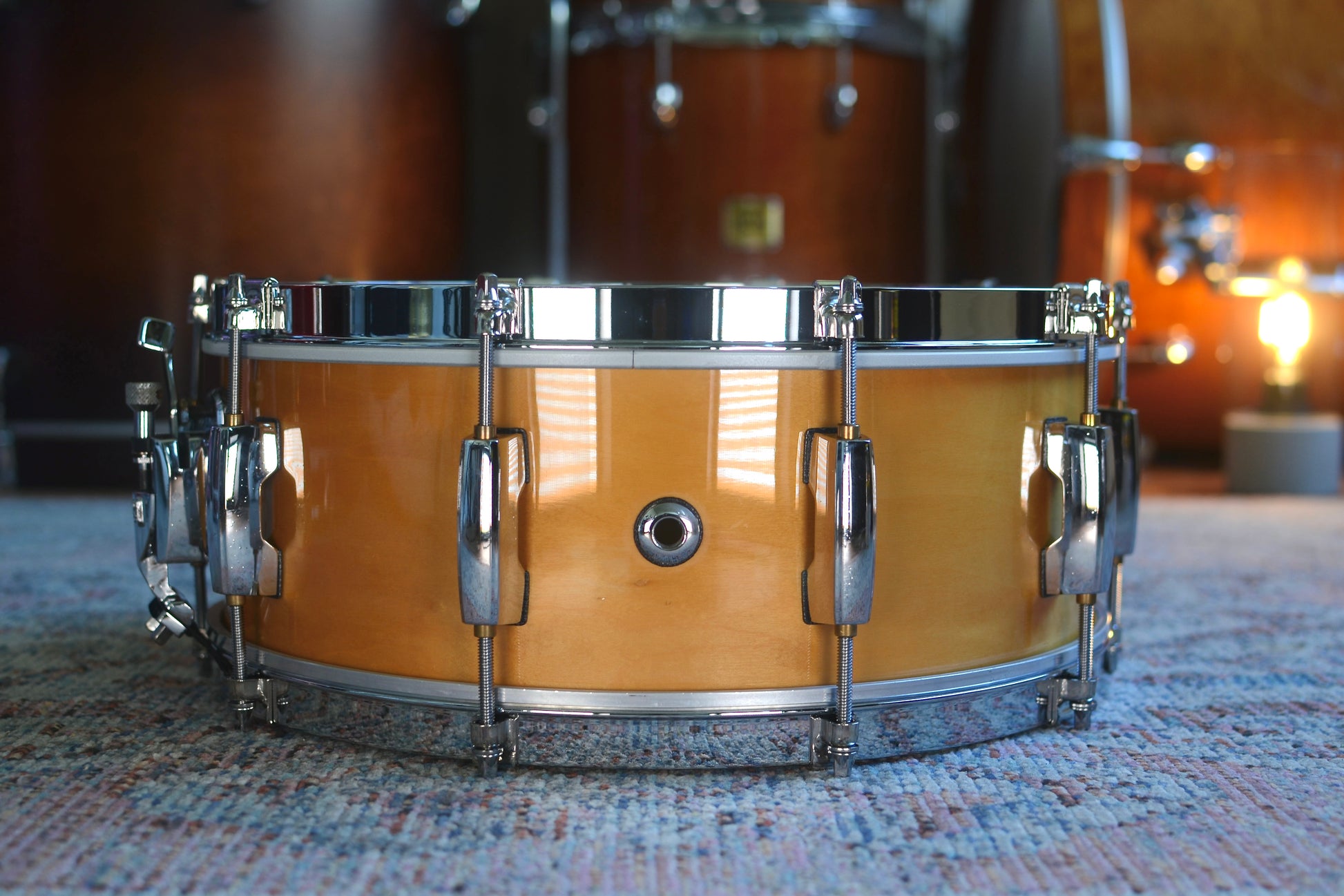 Pearl 'MMX5514C' MMX Masters Custom 14x5.5" Snare Drum in Natural Maple - 1999