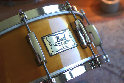 Pearl 'MMX5514C' MMX Masters Custom 14x5.5" Snare Drum in Natural Maple - 1999