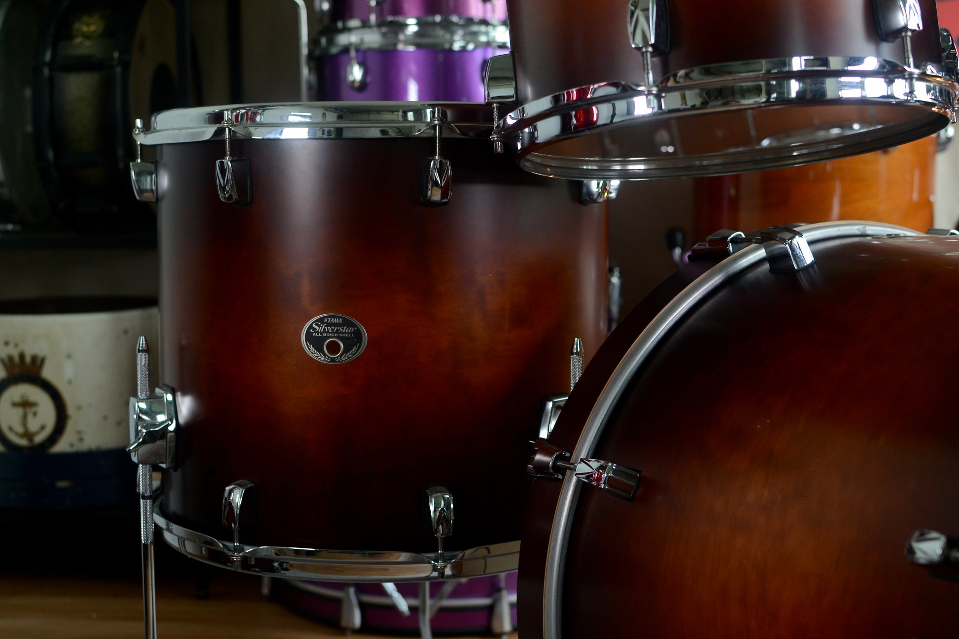 Tama Silverstar Drum Kit in Antique Brown Burst (VP52KS) - 2015