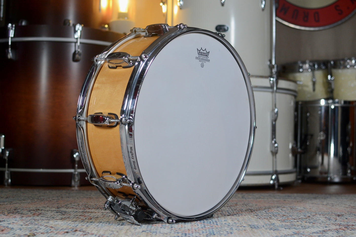 Tama 'AM255' Artwood 14x5.5" Snare in Super Maple Finish - 2003