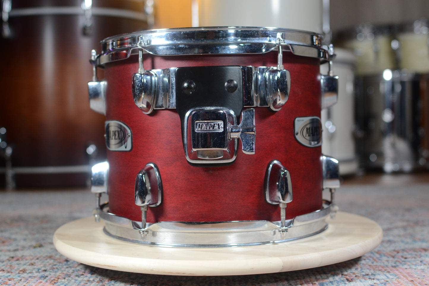 Mapex 10x8" 'VXT1008' VX Series Rack Tom in Wax Cherry Red - 2005