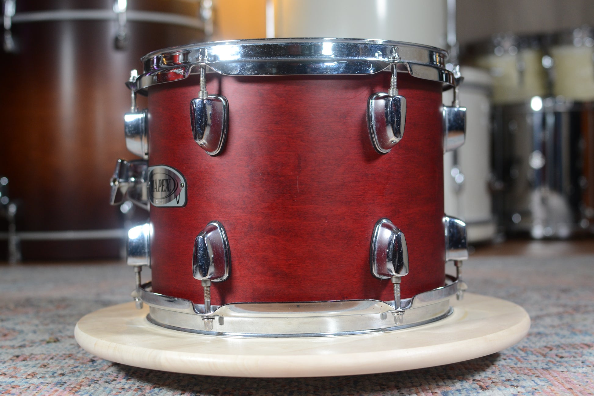 Mapex 10x8" 'VXT1008' VX Series Rack Tom in Wax Cherry Red - 2005