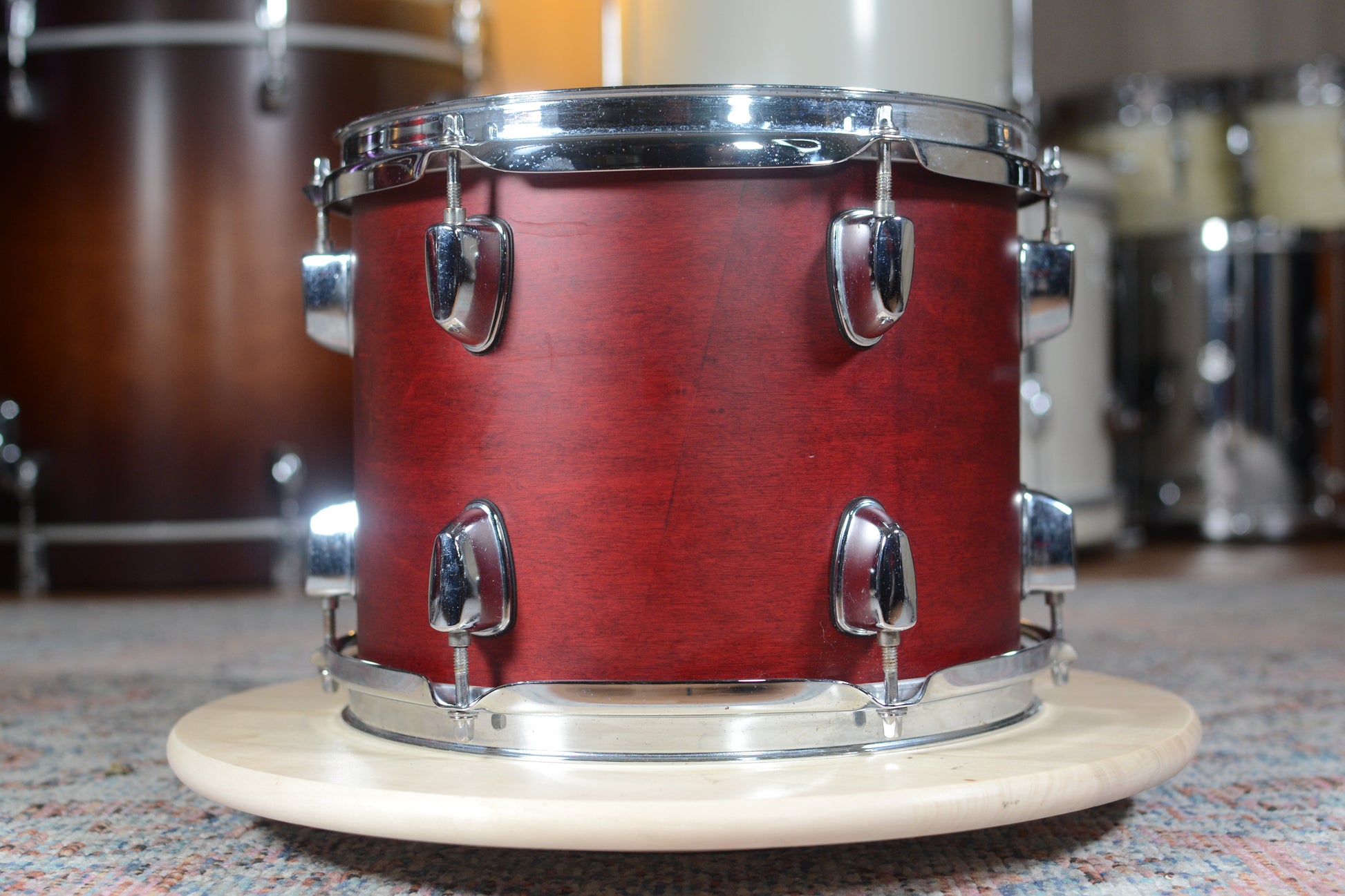 Mapex 10x8" 'VXT1008' VX Series Rack Tom in Wax Cherry Red - 2005