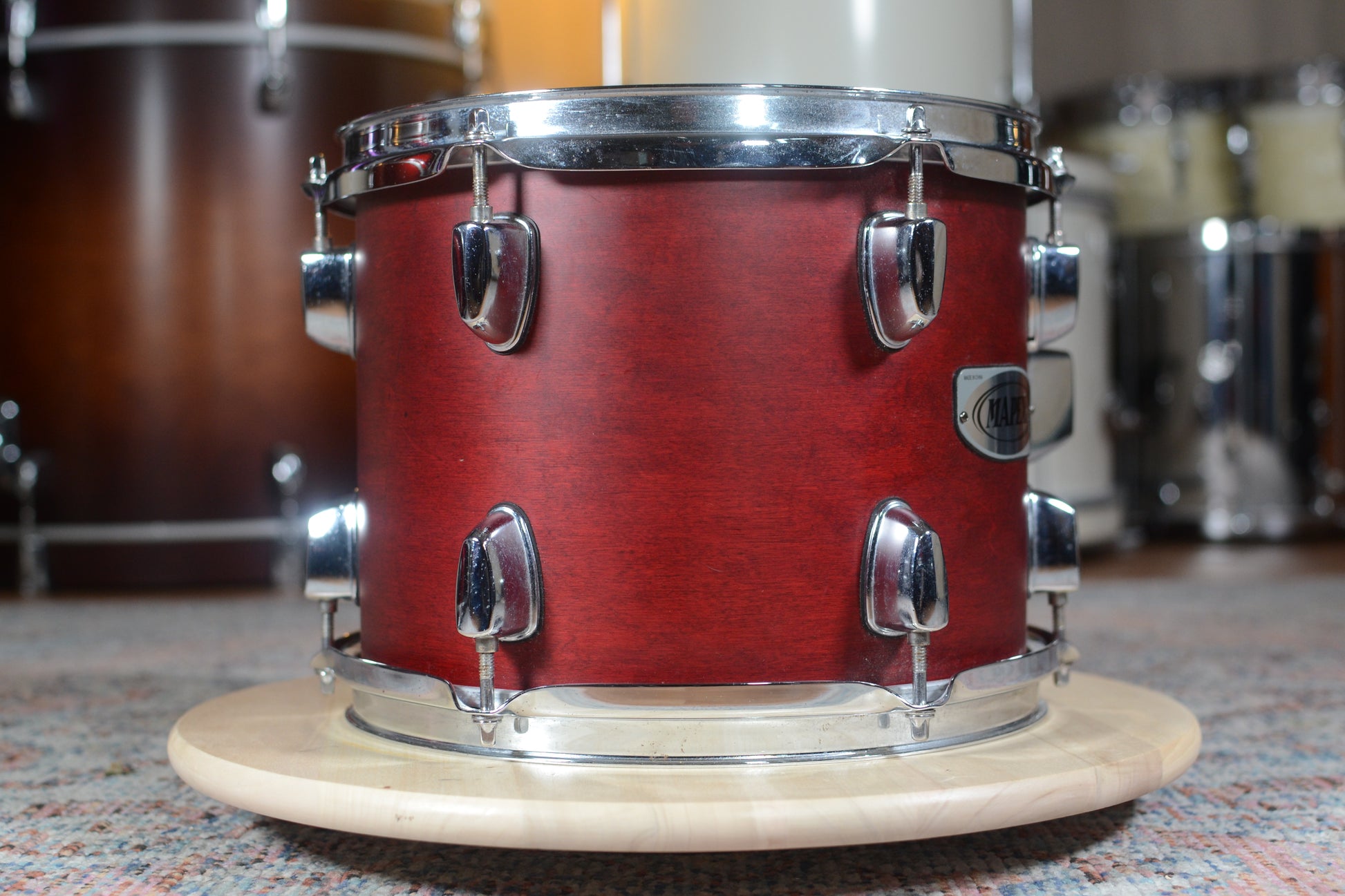 Mapex 10x8" 'VXT1008' VX Series Rack Tom in Wax Cherry Red - 2005