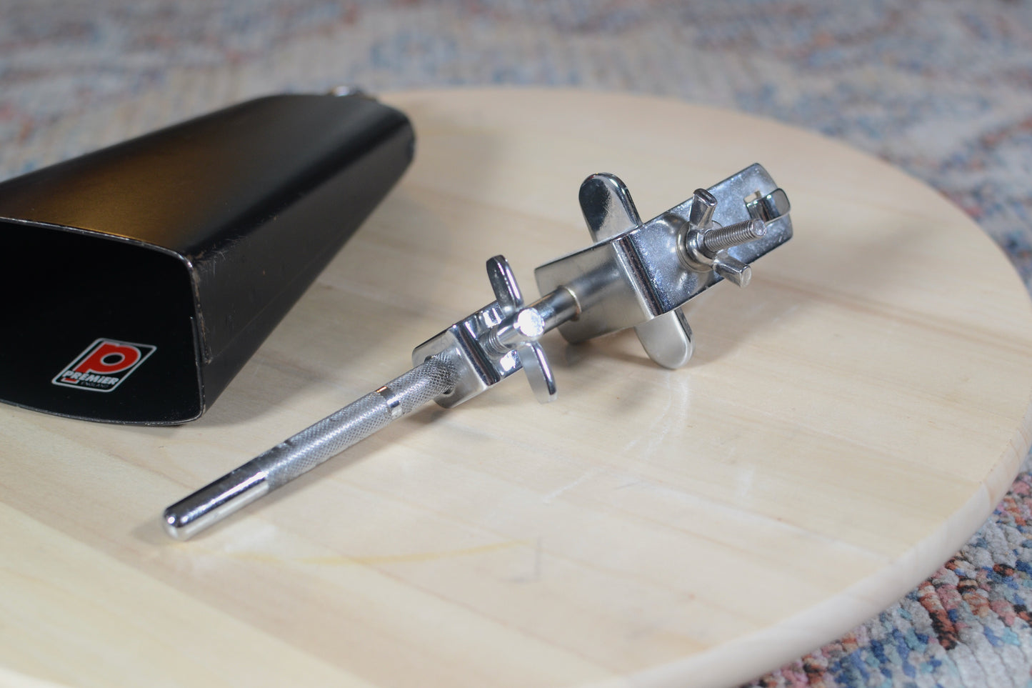 Premier 7” Cowbell with Bass Drum Clamp - 2000s