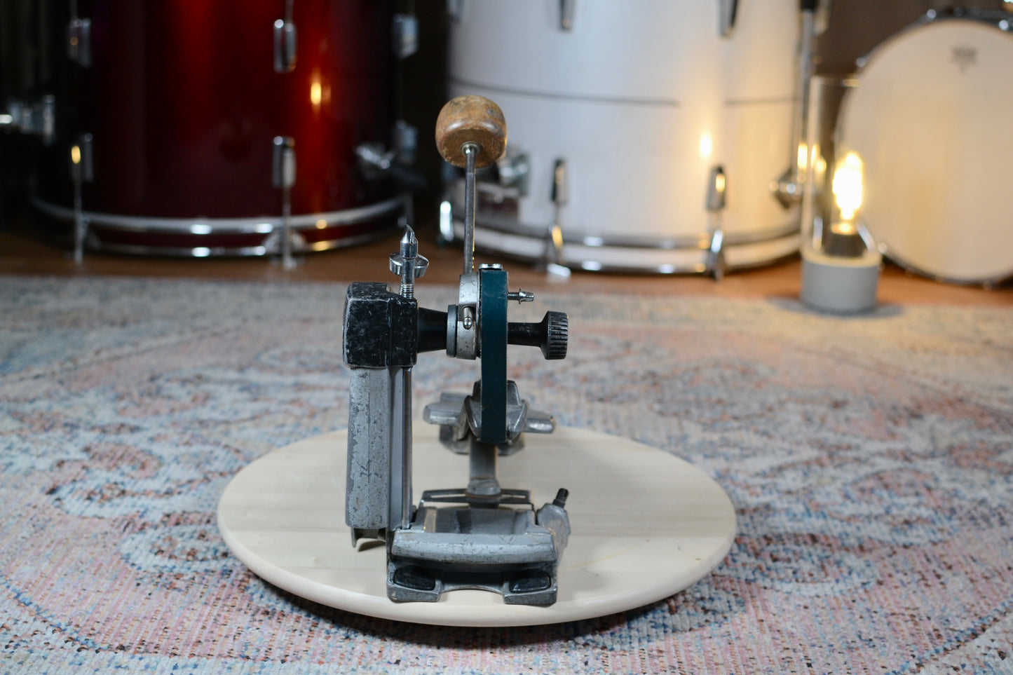 Premier '252' Vintage Bass Drum Pedal with Wood Beater - 1976