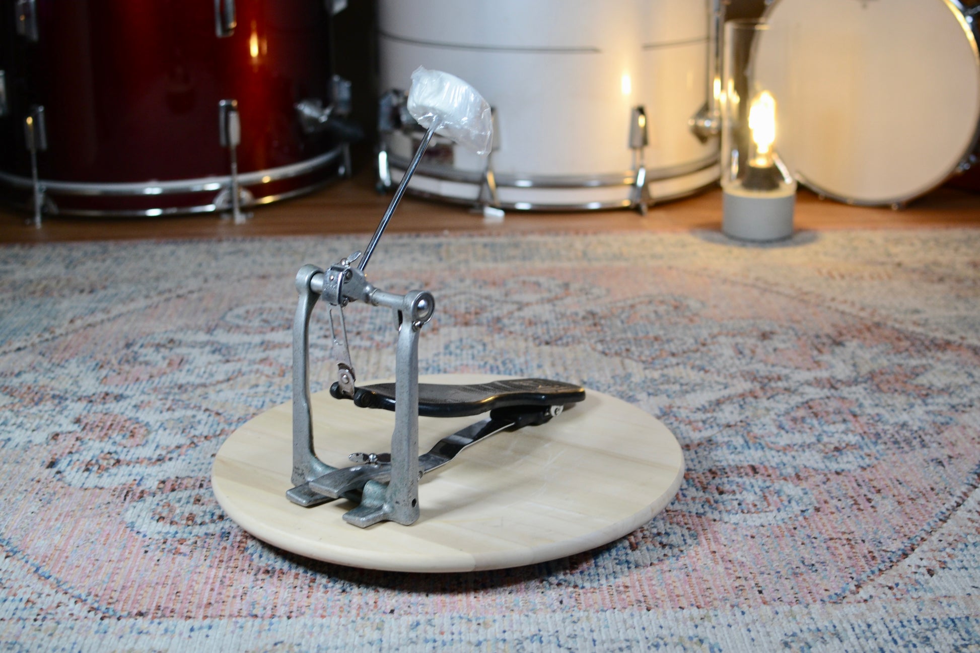 Premier '250' Vintage Bass Drum Pedal with Brand New Felt Beater - 1958