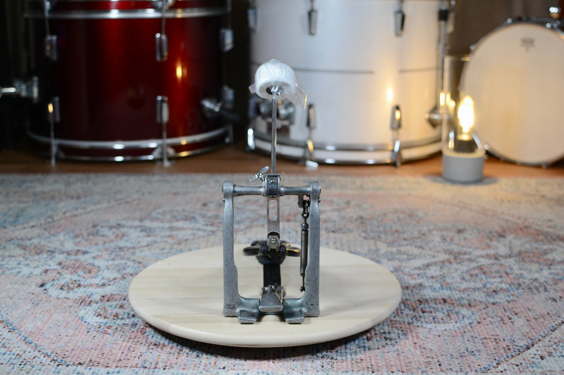 Premier '250' Vintage Bass Drum Pedal with Brand New Felt Beater - 1958