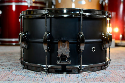 Tama S.L.P. ‘Big Black Steel’ 14x8” Snare Drum - Matte Black