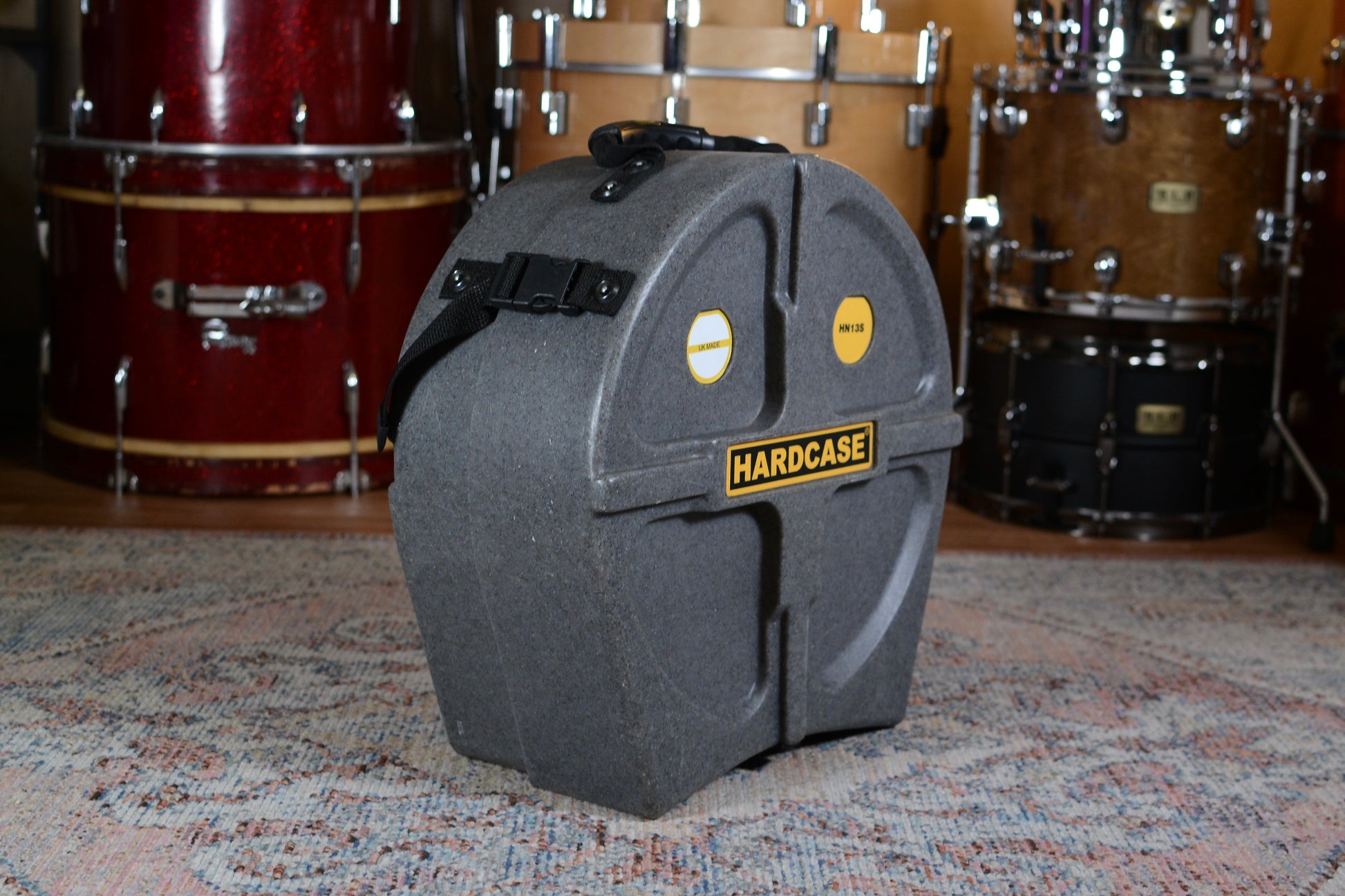 Hardcase 'HNL13S' Fully Lined Snare Drum Case in Granite