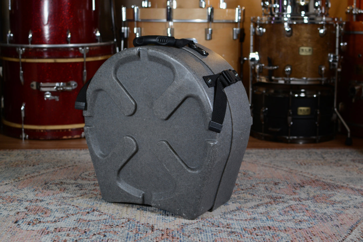 Hardcase 'HNL13S' Fully Lined Snare Drum Case in Granite