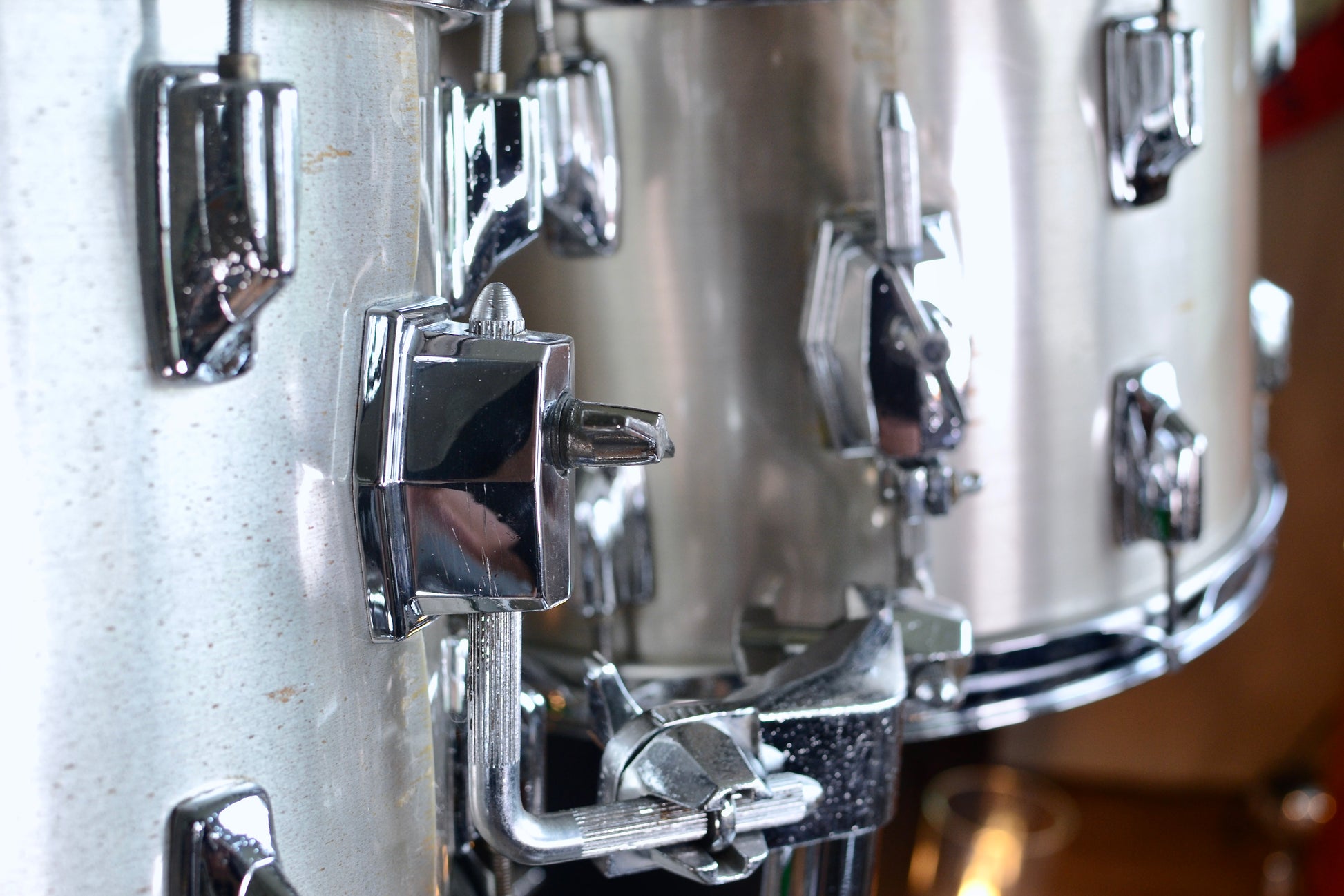 Tama Vintage Imperialstar 4-piece Drum Kit in M-53 Metallic White - 1982