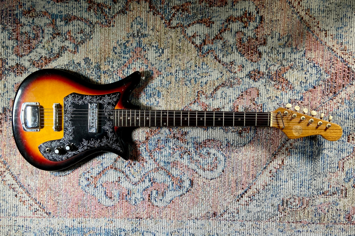 Vintage Kay K-120 (Like Teisco Tulip) Electric Guitar