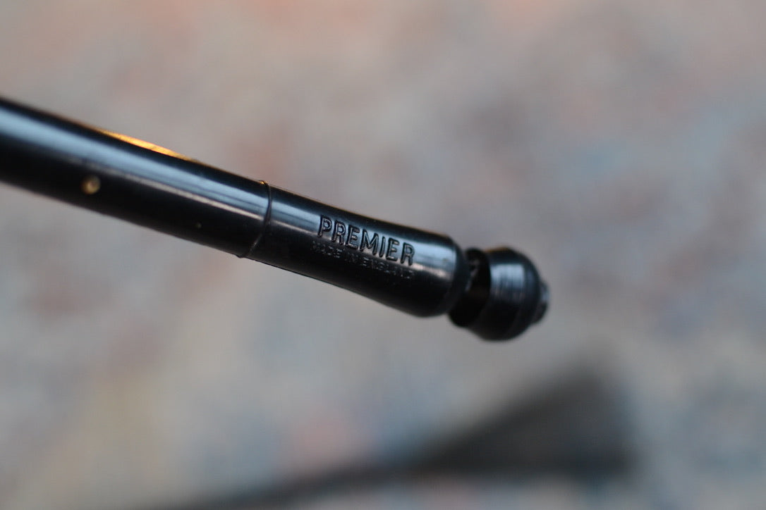 Premier Vintage Brushes - Retractable - Steel Wire - Black Grips