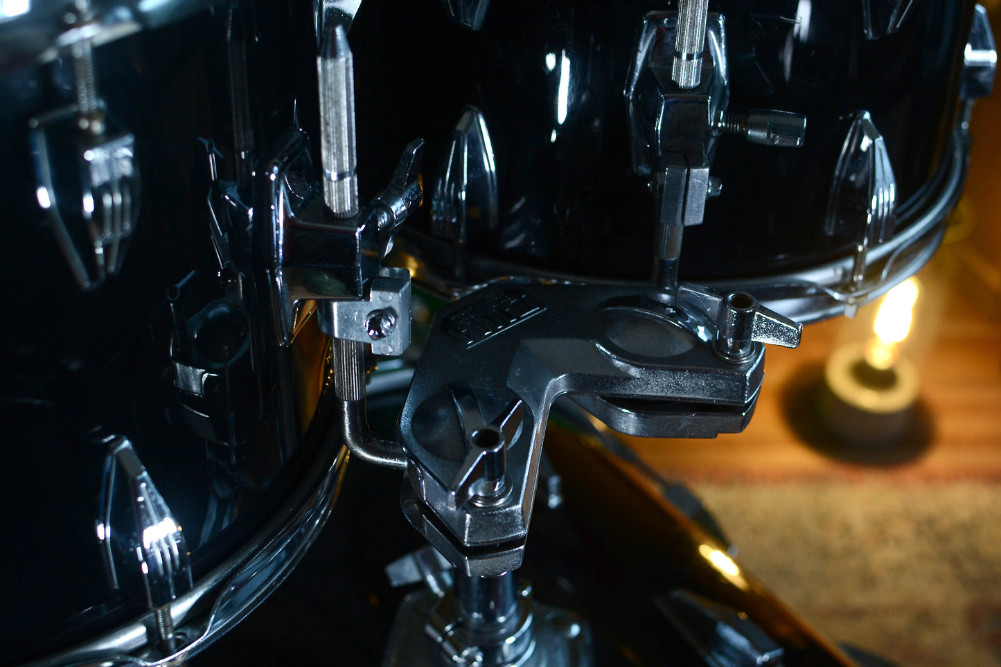 Tama Red Badge Swingstar 'SS-505' Drum Kit In Jet Black - 1980s (Shell Pack)