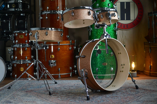 
HD Custom 'Chop Kit' 4-piece Compact Drum Kit in Champagne Sparkle
