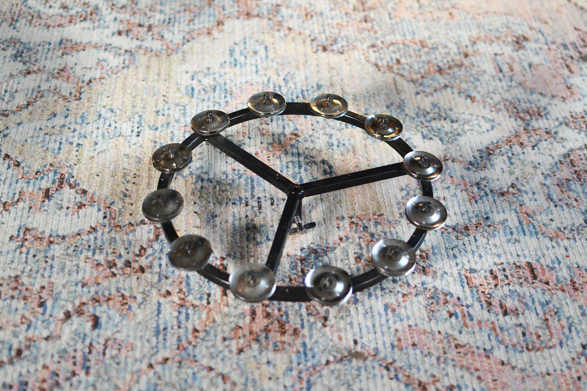 Hi-hat Tambourine - Black