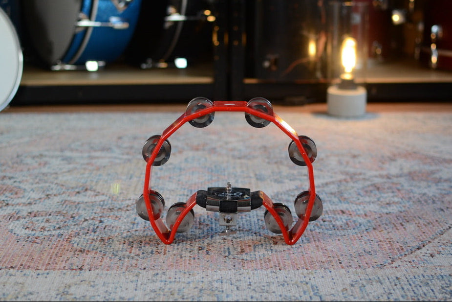 Percussion Plus Century Mountable Tambourine - Red