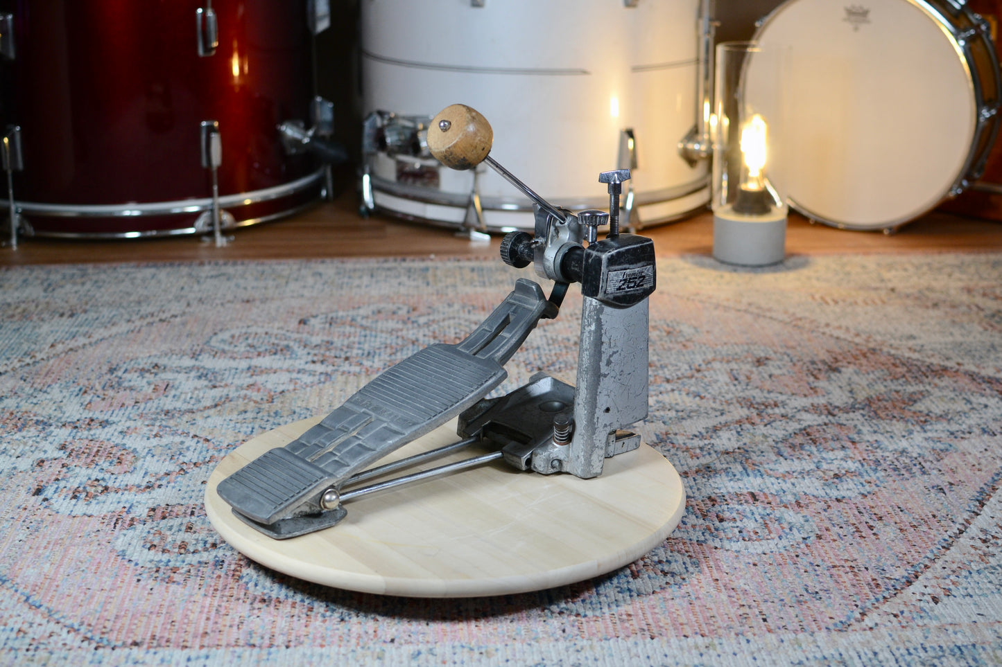 Premier '252' Vintage Bass Drum Pedal with Wood Beater - 1976