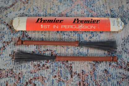 Premier Vintage Brushes in Original Packaging - Retractable - Steel Wire - Red Grips