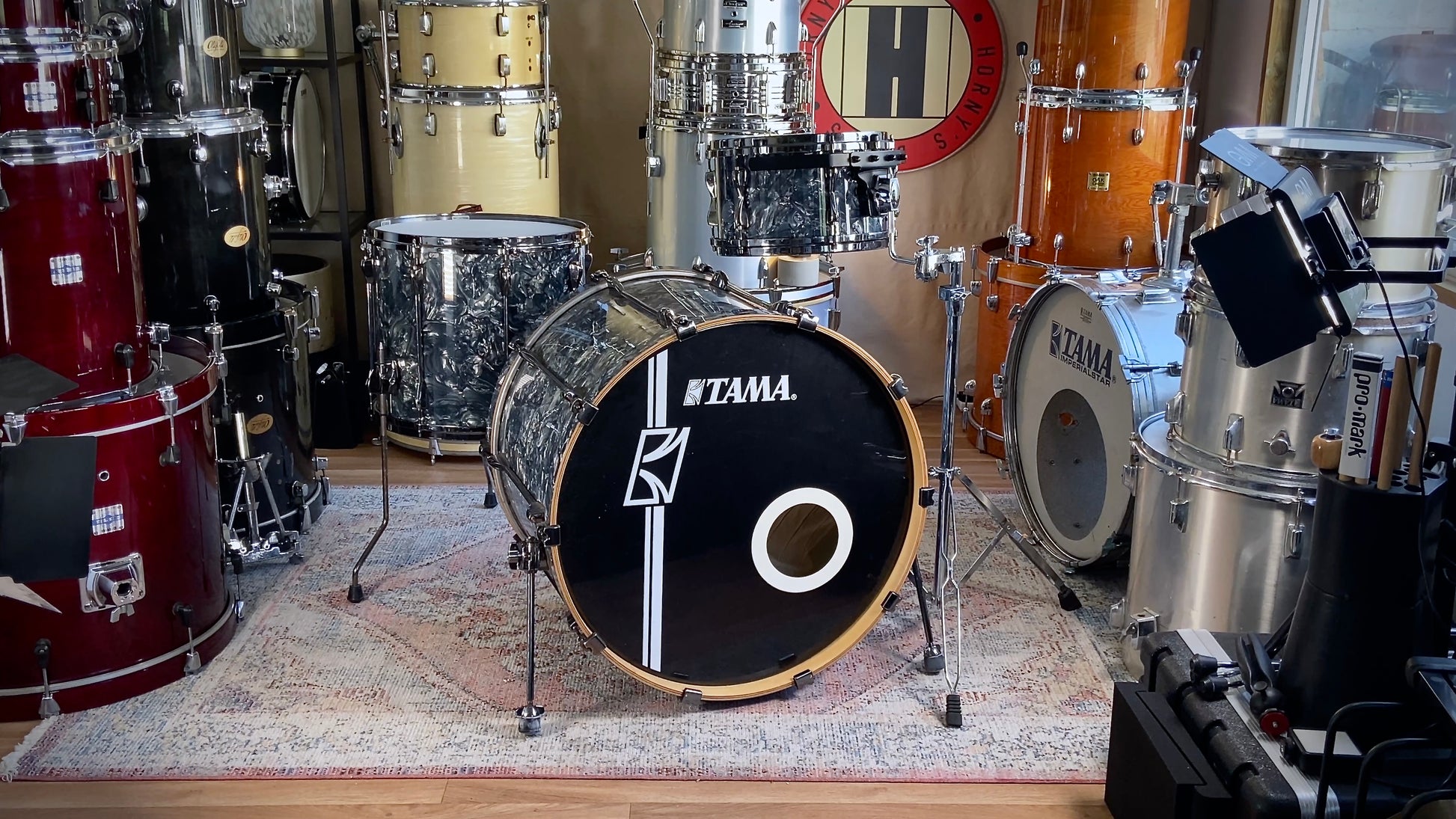 Tama Hyperdrive Superstar 3-Piece Drum Kit in Liquid Metal - 2006