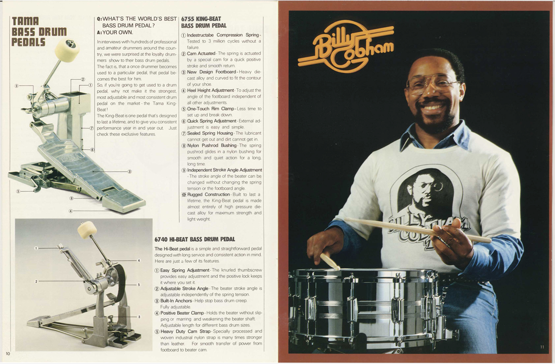 Tama 'King Beat' Vintage Bass Drum Pedal - 1978
