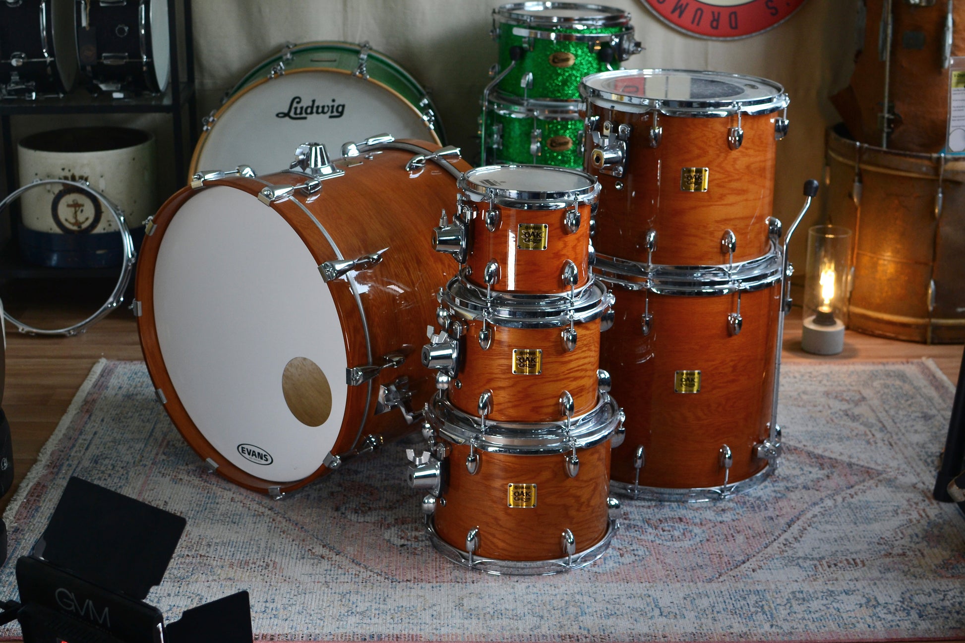 Yamaha Oak Custom Drum Kit in Yoak Natural Lacquer - 8/10/12/14/16/22" - May 2004