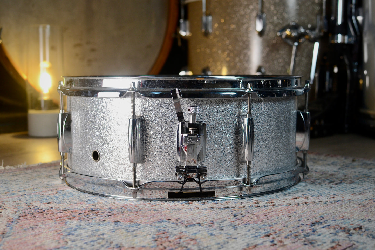 Modern Drum Shop 14x5” Snare Drum in Silver Sparkle