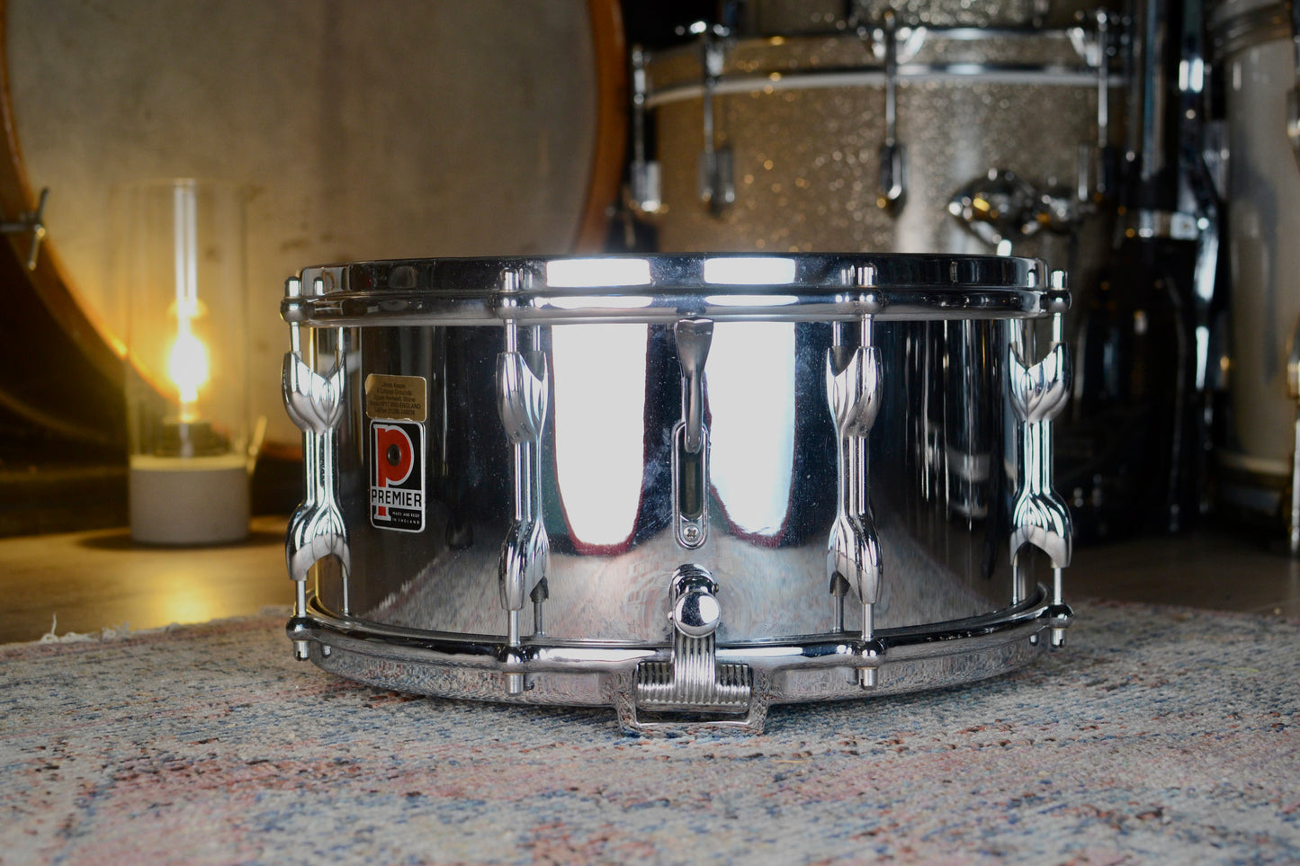 Premier ‘No.3’ Super Ace 14x6.5" Vintage Snare Drum - 1958